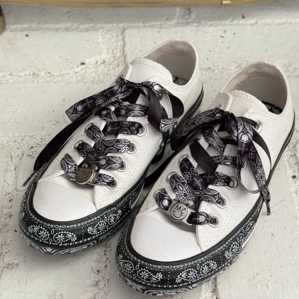 Converse X Miley Cyrus Chuck Taylor All Star Bandana paisley low top womens 6.5 - Picture 2 of 11
